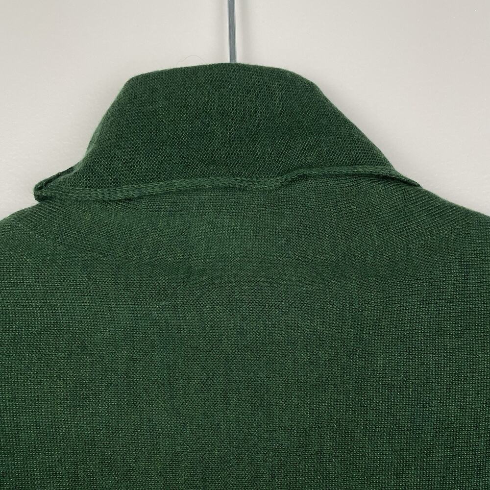 Eileen Fisher Merino Wool Turtleneck Tunic Sweater Size XS Forest Green Casual - Picture 10 of 10